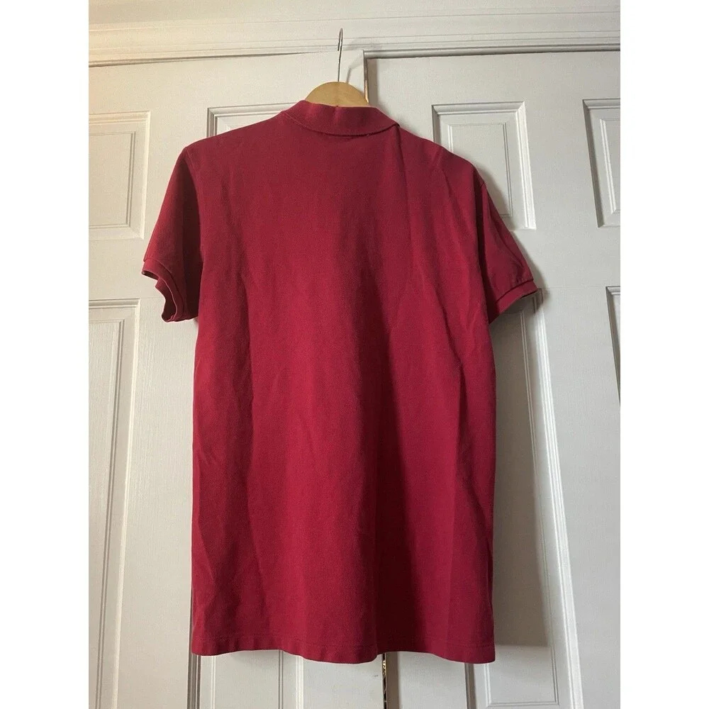Vintage Polo Ralph Lauren Custom Fit Polo Shirt Big Pony Y2K Red Men’s Size L